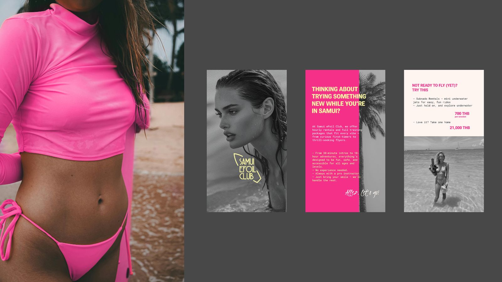 Samui eFoil Club – Rebranding & Social Media Strategy gallery image 2